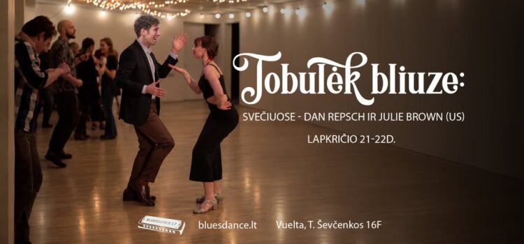 Tobulėk bliuze: seminarai su Julie Brown ir Dan Repsch (USa) grįžta