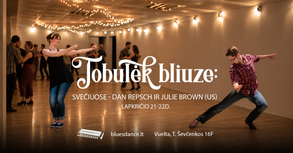 Tobulėk bliuze: seminarai su Julie Brown ir Dan Repsch (USA) grįžta